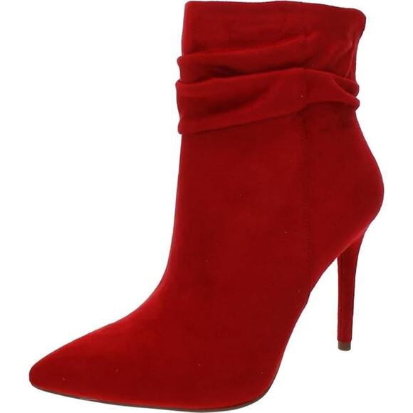 Jessica Simpson Lerona Supreme Microsuede - Red Muse - Size 7.5 - Picture 1 of 12